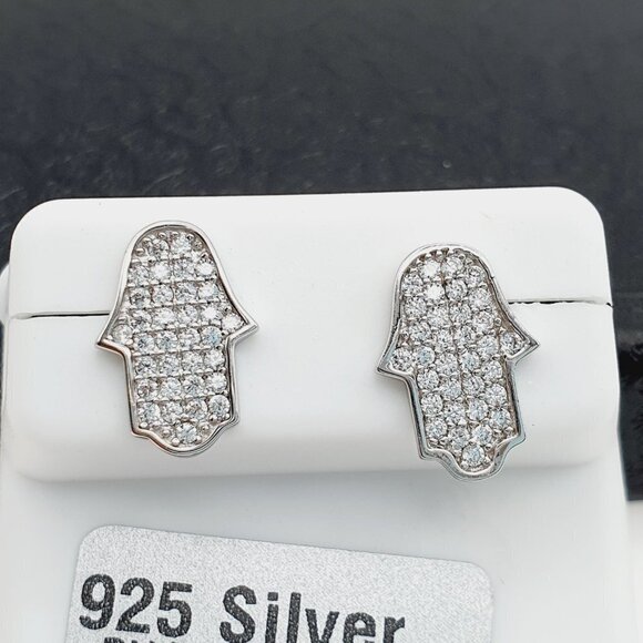 "925 sterling silver luxury CZ earrings for women/girls, Best for RJUS21… - Picture 6 of 11